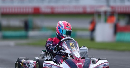 Karol Basz w kartingu
