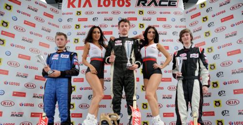 Kia Lotos Race: Mirecki wygrał pierwszy wyścig na Lausitzringu mimo 10. pola startowego