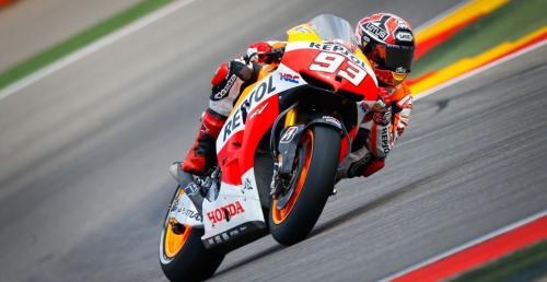 MotoGP: Marquez zdobywa trzecie pole position z rzdu. Wyrwnane kwalifikacje w Aragonii