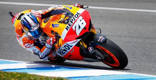 MotoGP: Pedrosa pewnie zwycia domowe GP Hiszpanii. Marquez i Lorenzo na podium mimo kolizji