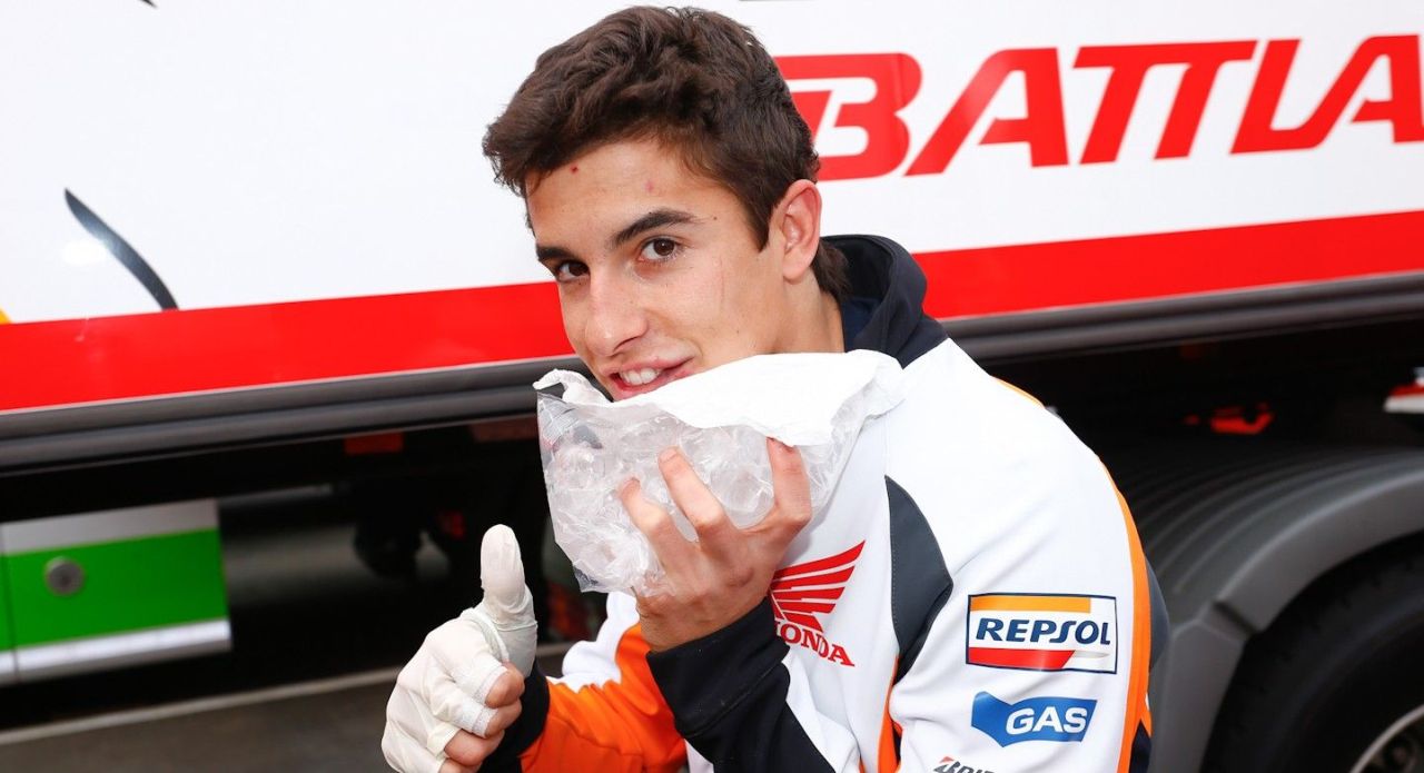 MotoGP: Marquez nie przestraszył się wypadkami