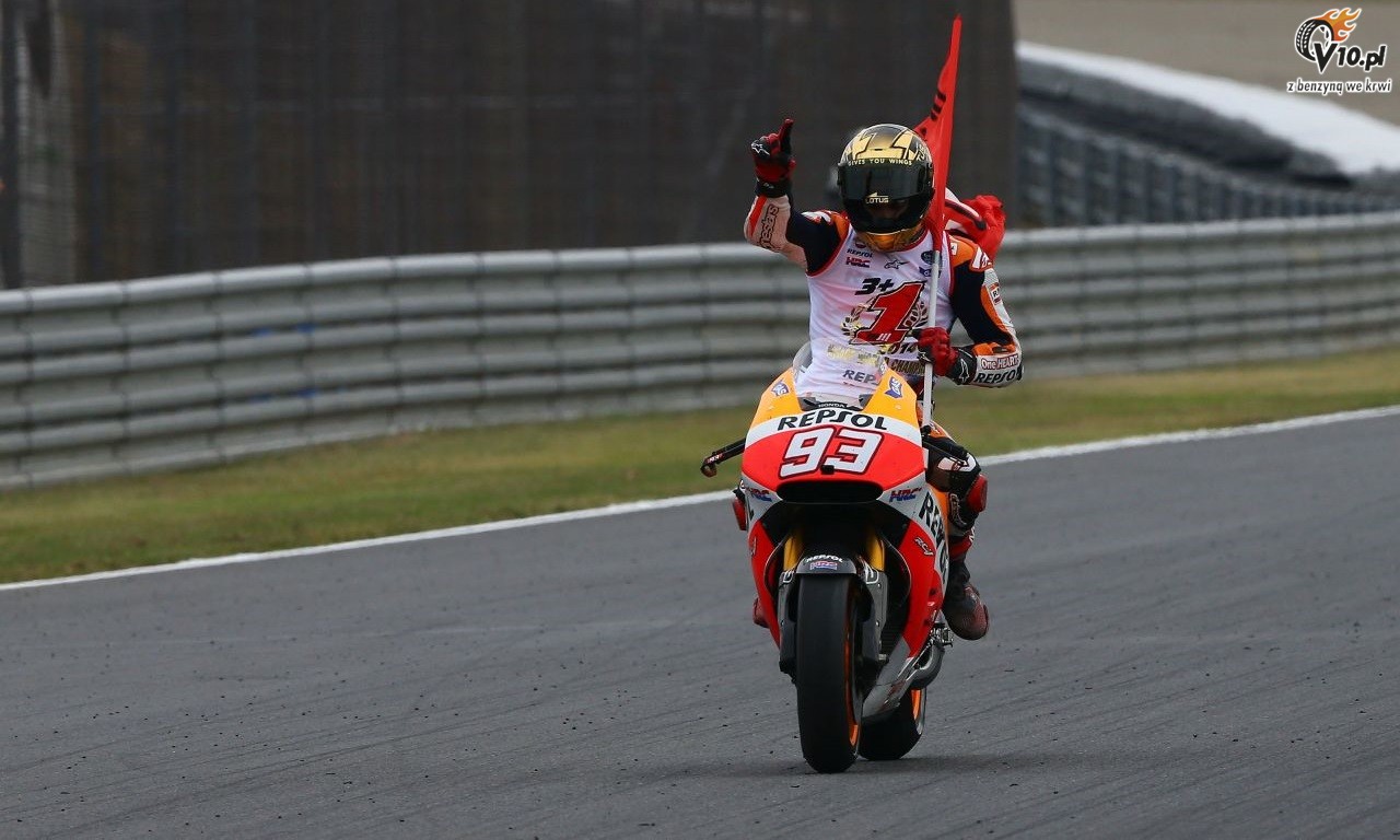 Marc Marquez drugi raz mistrzem wiata MotoGP