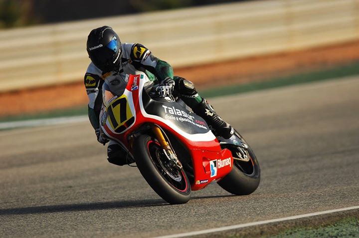 Adrian Pasek testowa motocykl Moto2