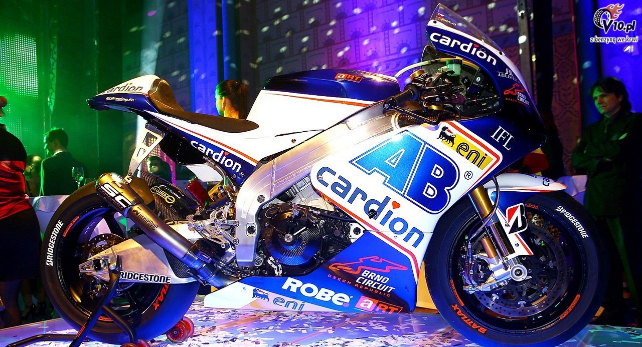 MotoGP: Cardion AB zaprezentowało Aprilię ART i nowe barwy na sezon 2013