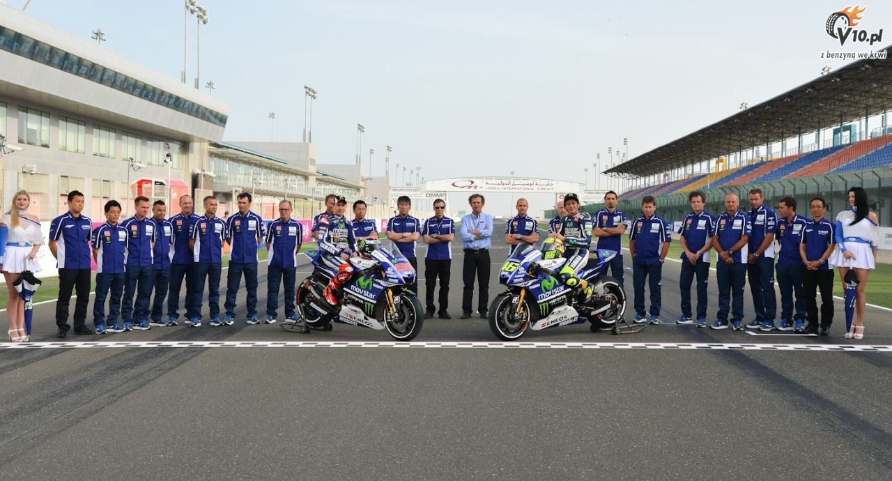 MotoGP: Yamaha zaprezentowaa swj motocykl z oklejeniem Movistar