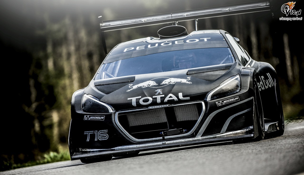 Sebastien Loeb pod wraeniem swojego Peugeota na Pikes Peak