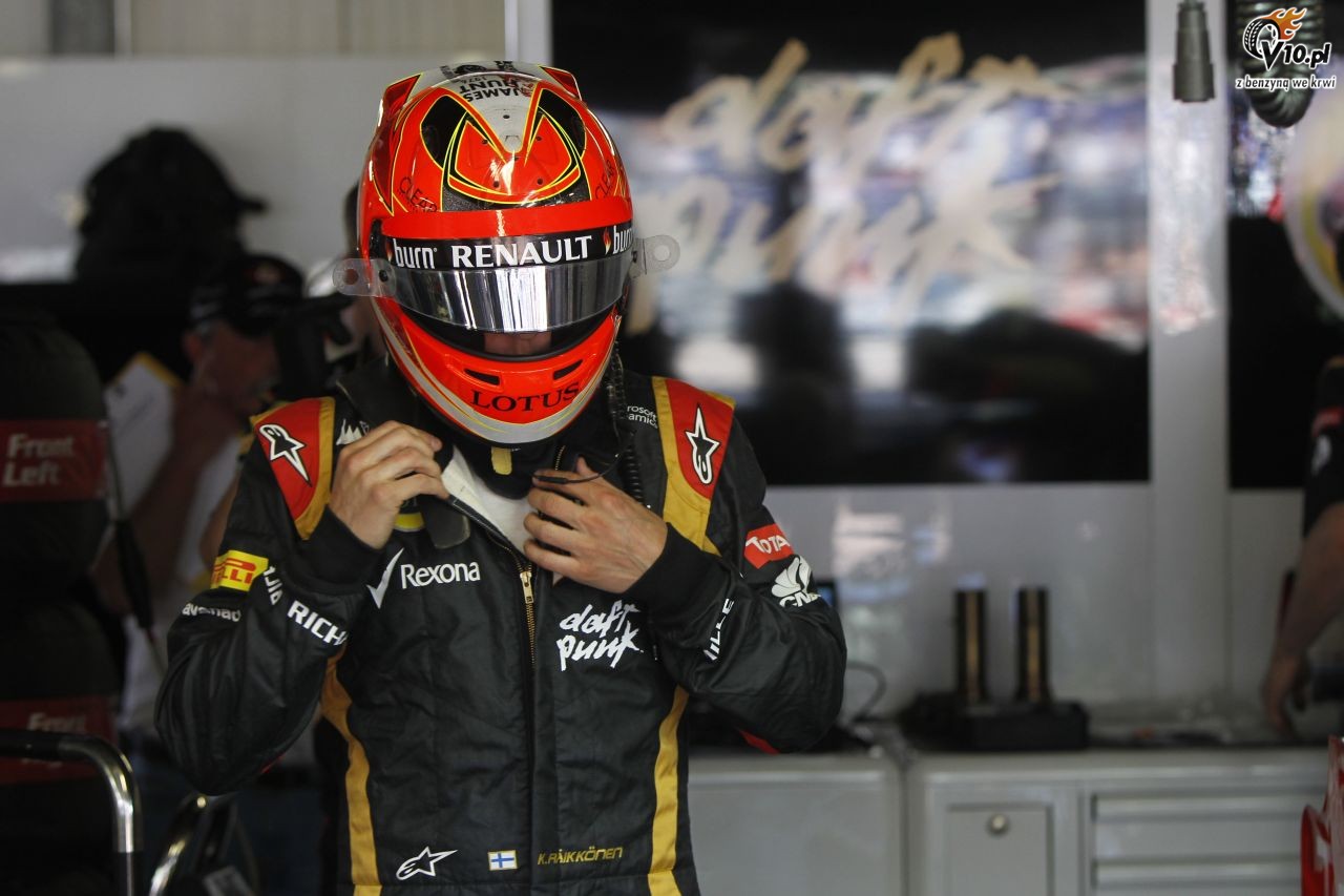 Ecclestone poleci Raikkonenowi usun z kasku Jamesa Hunta