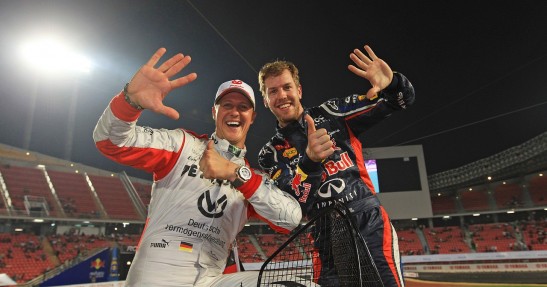 Mick Schumacher i Sebastian Vettel łączą siły na Race of Champions