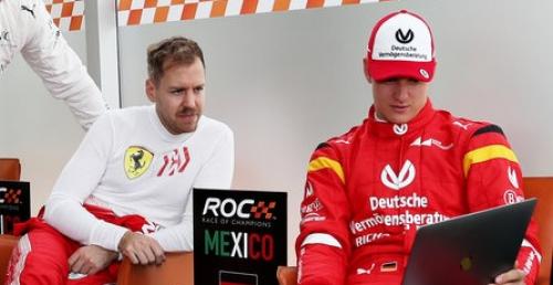 Vettel liczy, �e stworzy sk�ad Ferrari z Mickiem Schumacherem, albo przeka�e mu sw�j fotel