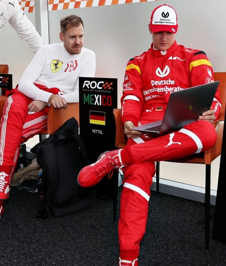 Vettel liczy, e stworzy skad Ferrari z Mickiem Schumacherem, albo przekae mu swj fotel