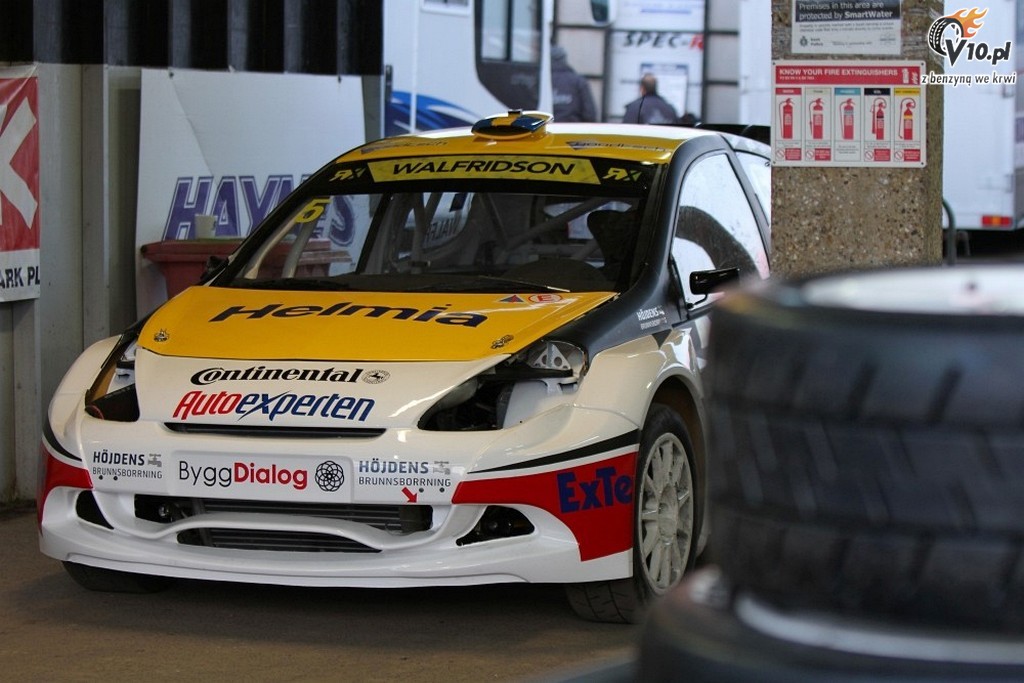ME w rallycrossie - Lydden Hill 2013