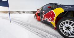 Loeb trenuje rallycross... na niegu