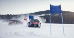 Loeb trenuje rallycross... na niegu