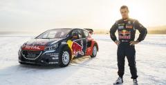 Loeb trenuje rallycross... na niegu