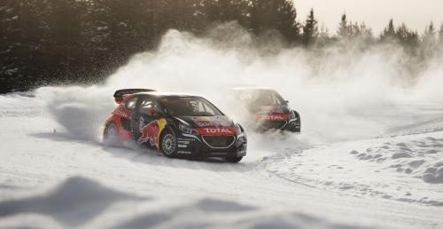 Loeb trenuje rallycross... na śniegu