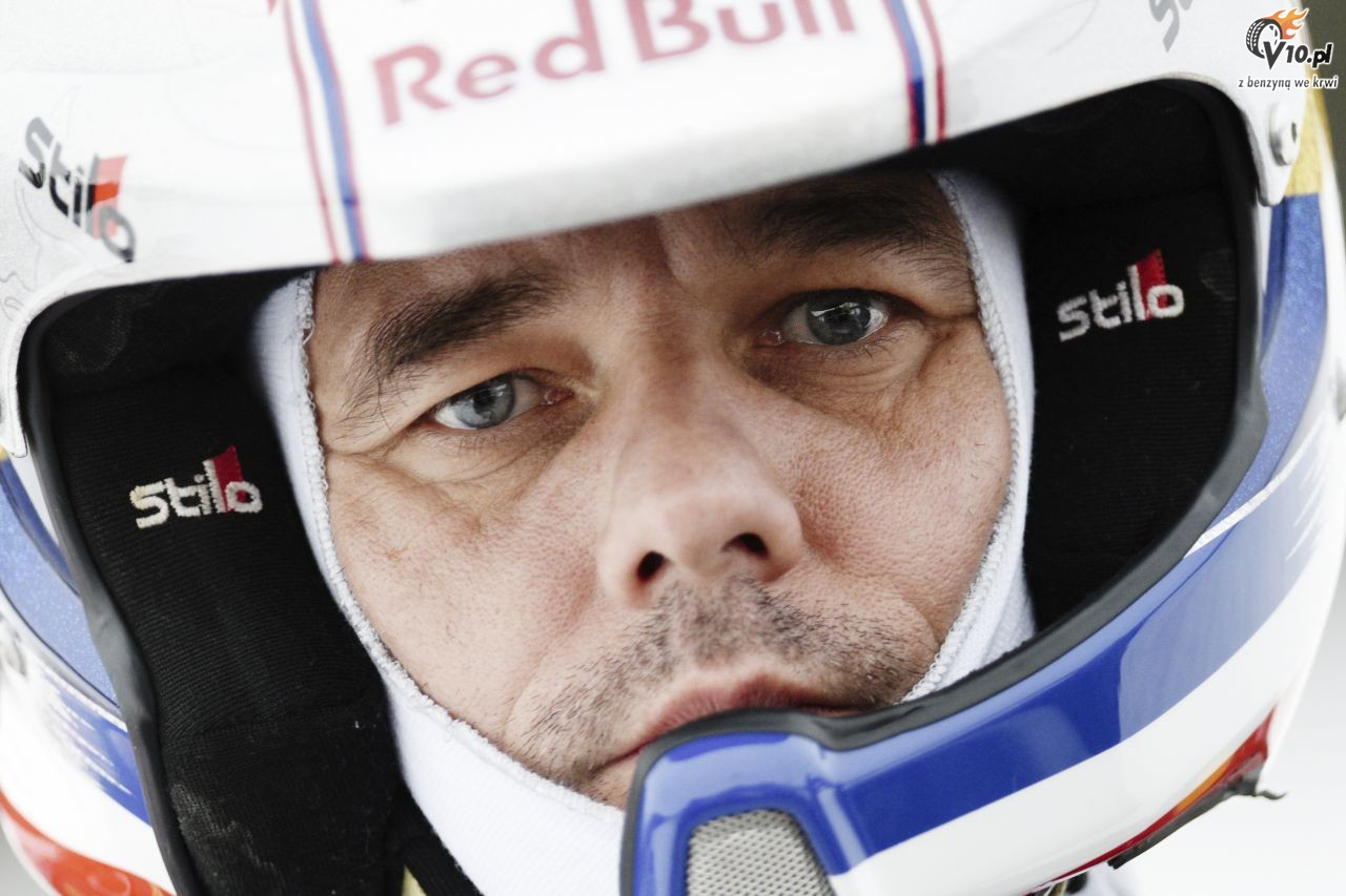 Loeb trenuje rallycross... na niegu