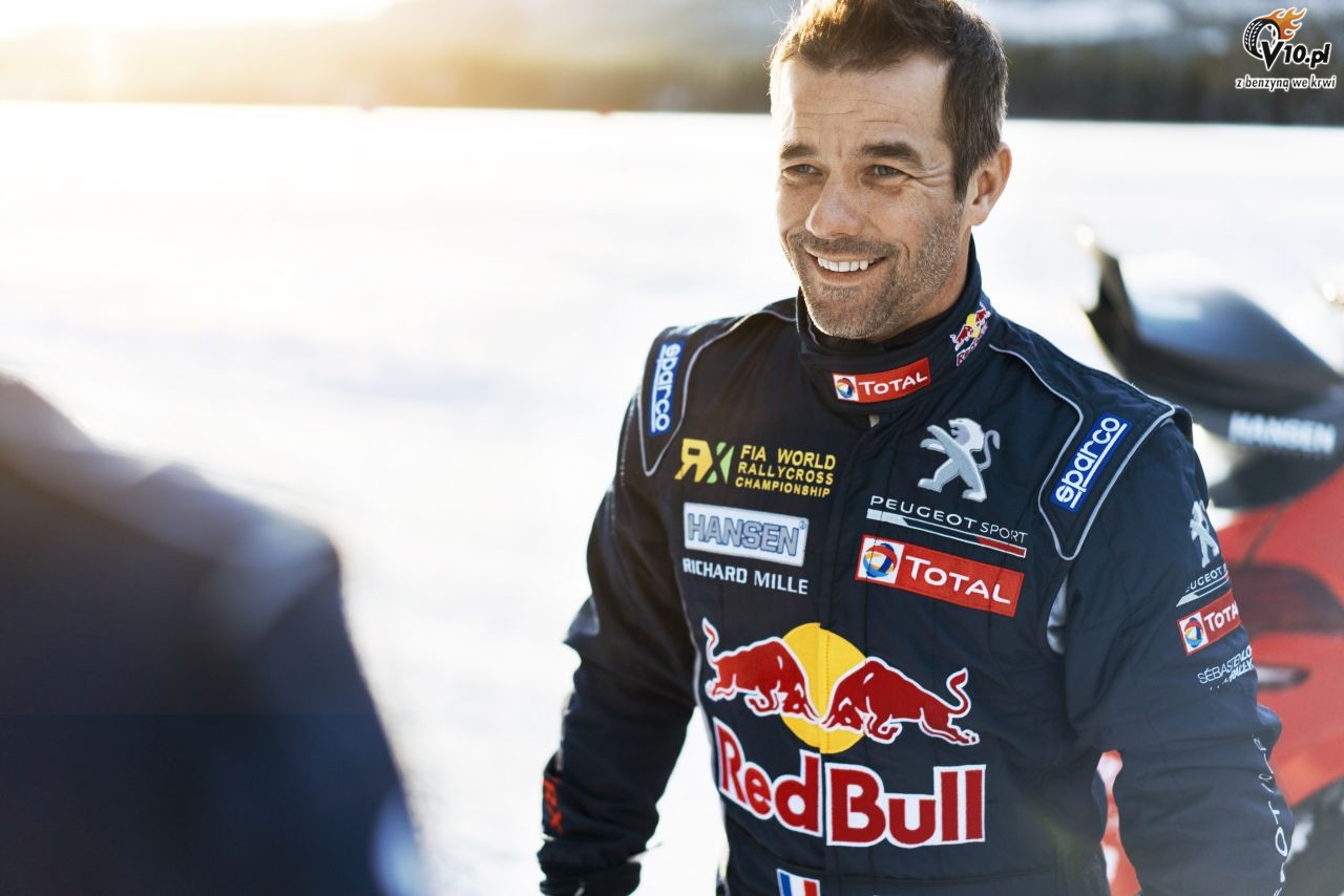 Loeb trenuje rallycross... na śniegu