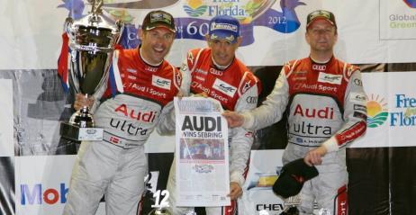 WEC 2012, 12h Sebring: Jubileuszowe zwycistwo Audi. LMP2 dotaro na podium