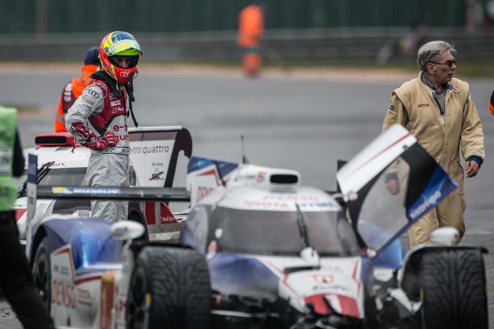WEC: Nakajima uszkodził kręgosłup w wypadku