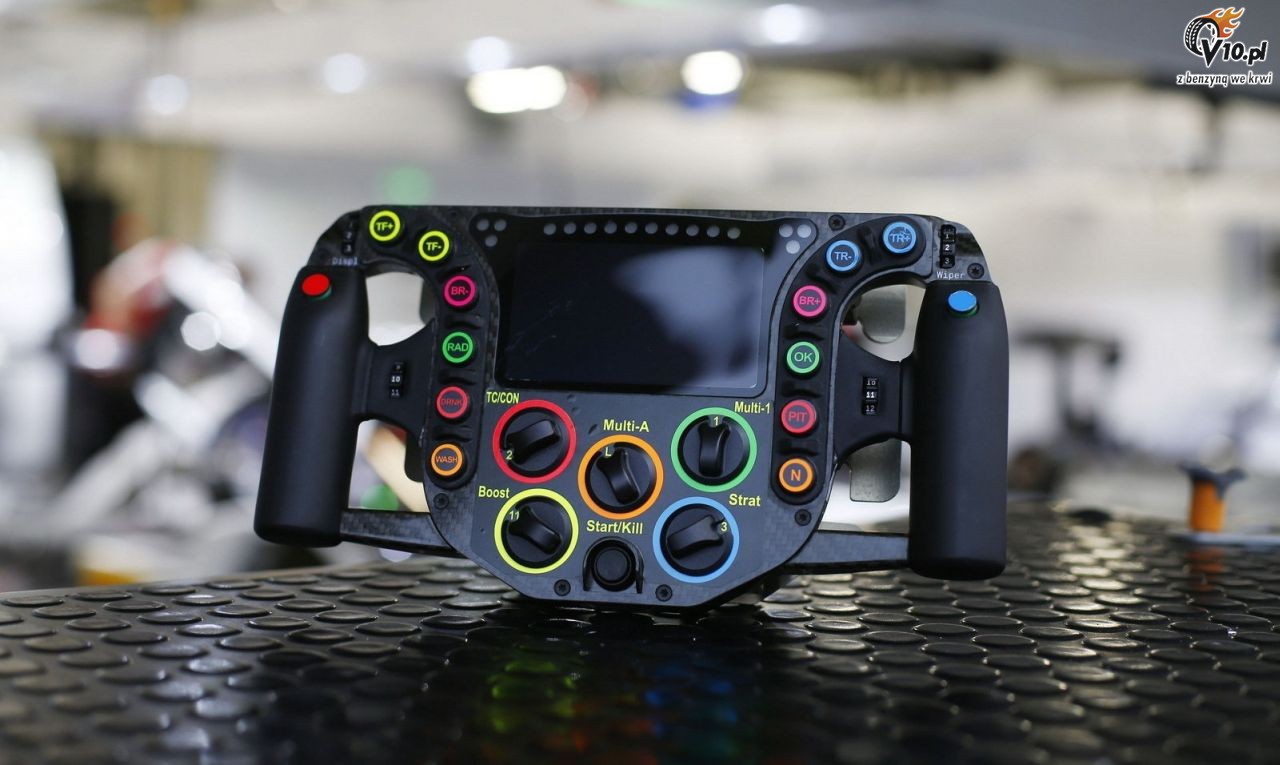 Kierownica prototypu LMP1 na przykładzie Porsche