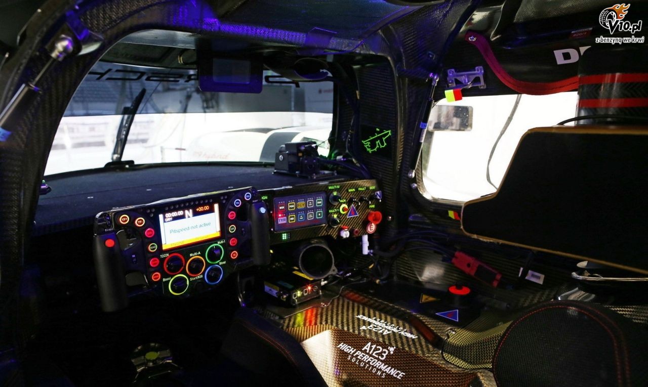 Kierownica prototypu LMP1 na przykadzie Porsche