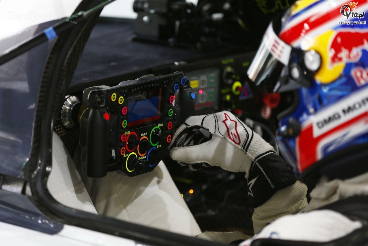 Kierownica prototypu LMP1 na przykadzie Porsche