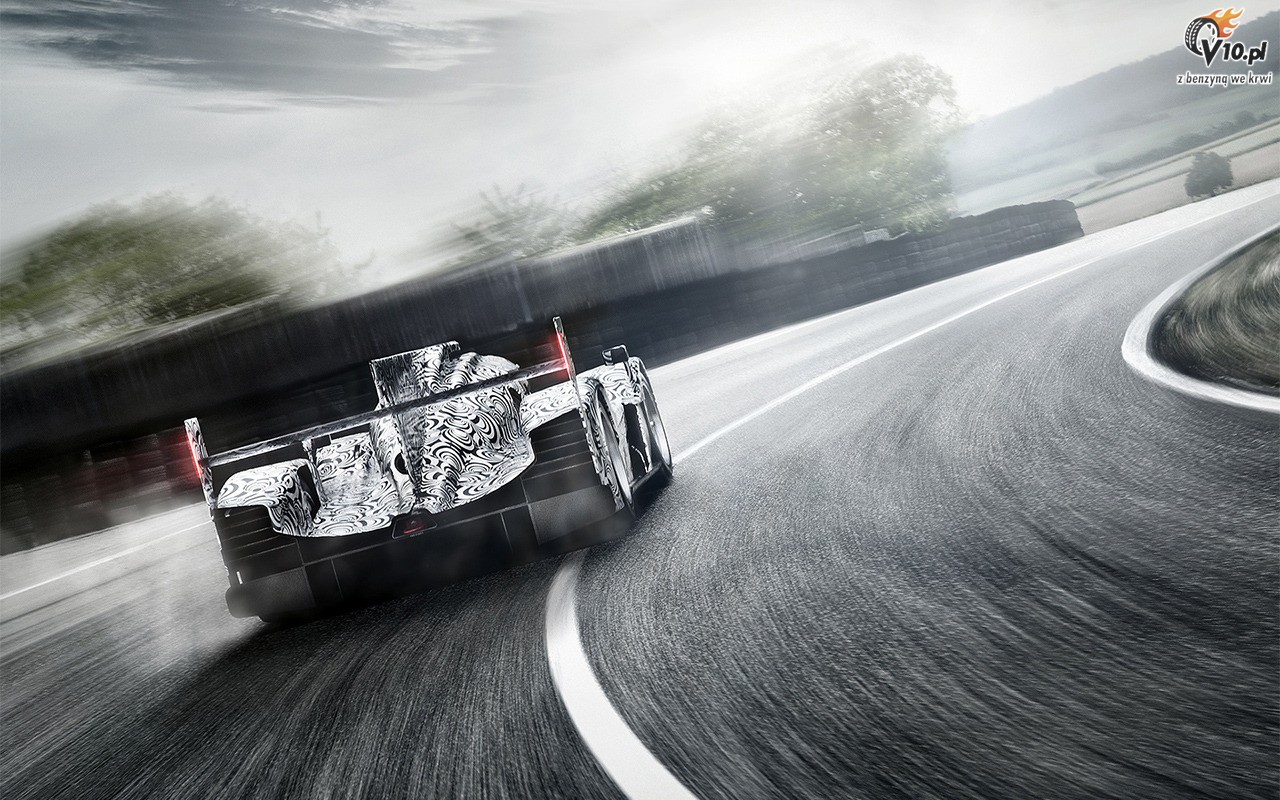 Porsche LMP1 spłonęło podczas testów
