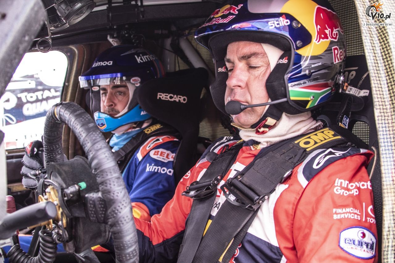 Alonso o jedzie dakarwk: Sporo mczy