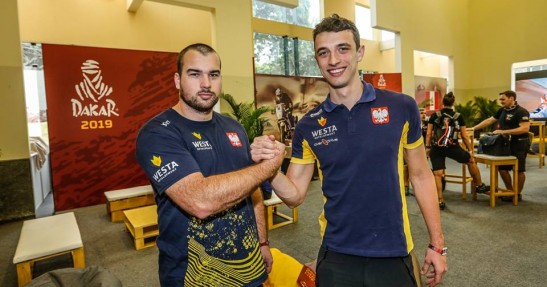 Aron Domżała opowiada o swoim debiucie w Rajdzie Dakar