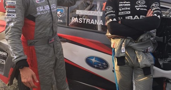 Pastrana wygrał New England Forest Rally z polskim pilotem