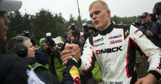 WRC: Tanak wygrywa mokry superoes w Rajdzie Hiszpanii
