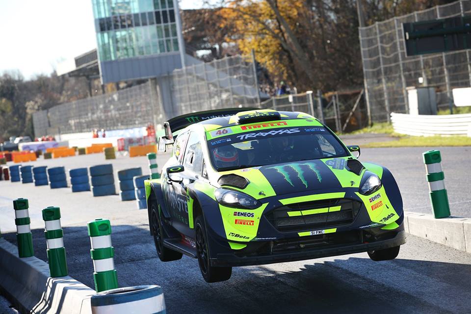 Valentino Rossi znw najlepszy w Monza Rally Show