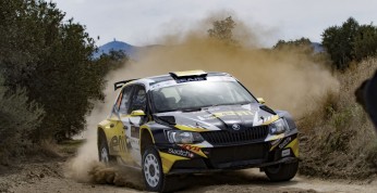 ERC: Rajd Cypru dla lokalnego kierowcy, Ptaszek dachował