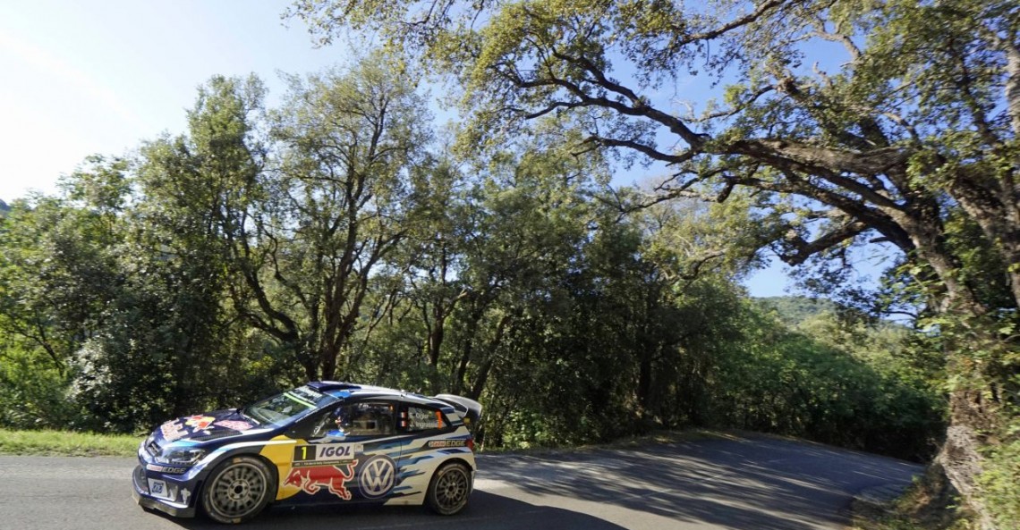 WRC: Ogier pewnym liderem Rajdu Francji po pierwszym dniu