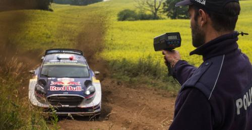 WRC: Ogier ukarany grzywn za nieprzepisow jazd i kolizj z autem drogowym podczas Rajdu Polski