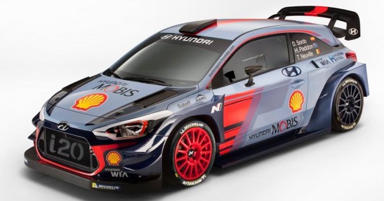 Hyundai zaprezentował samochód WRC na sezon 2017