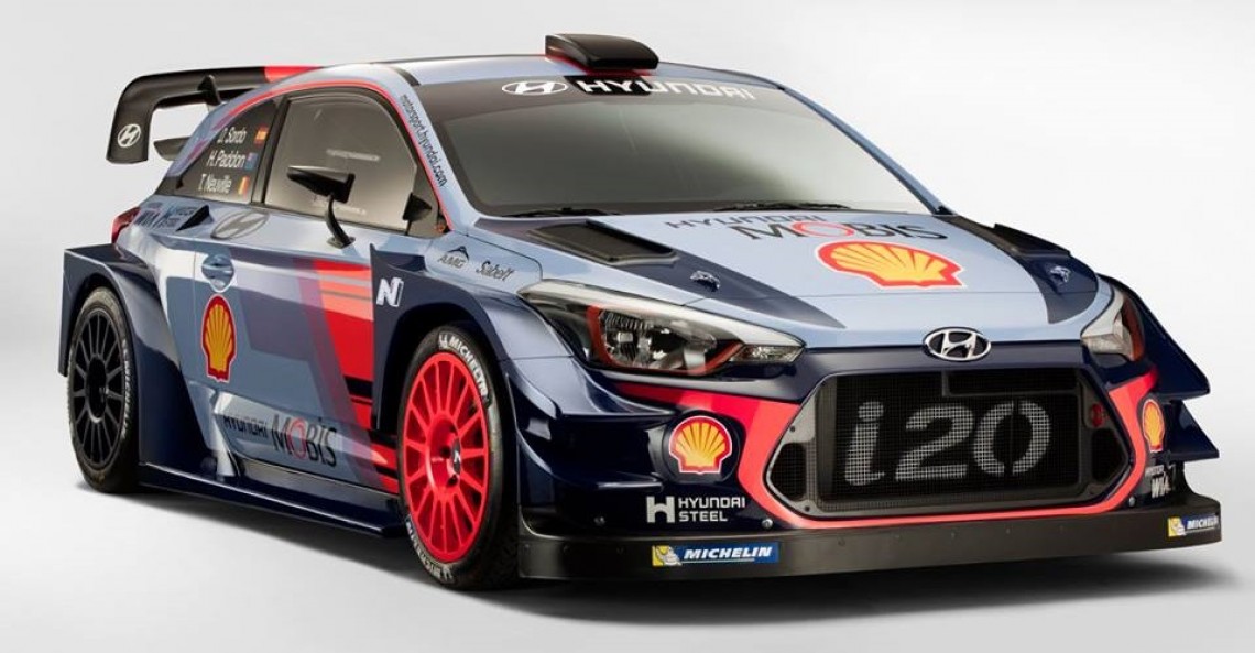 Hyundai zaprezentował samochód WRC na sezon 2017