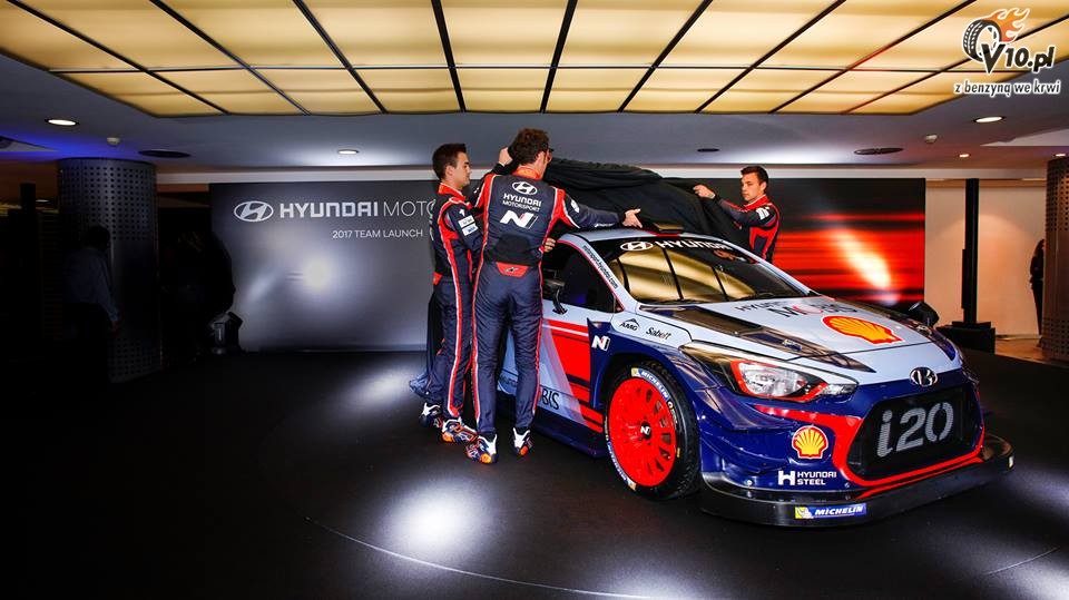 Hyundai zaprezentowa samochd WRC na sezon 2017