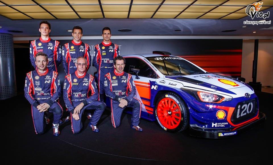 Hyundai zaprezentowa samochd WRC na sezon 2017