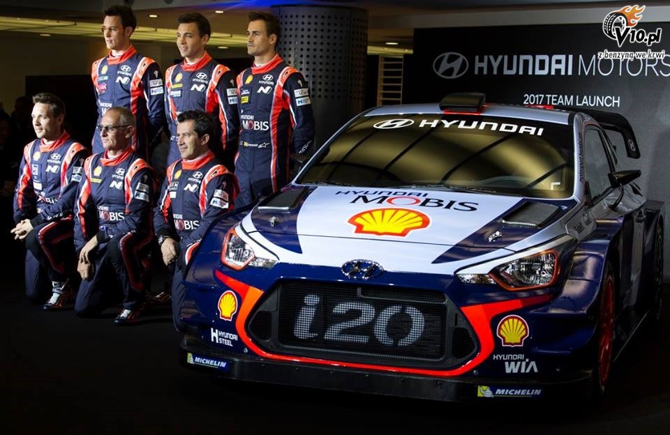 Hyundai zaprezentowa samochd WRC na sezon 2017