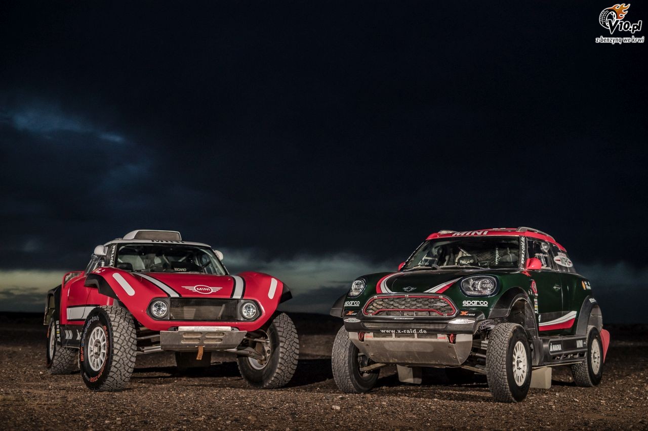 Mini John Cooper Works Rally Buggy i Mini John Cooper Works Rally