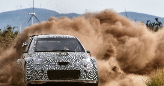 Ogier przetestował Toyotę Yaris WRC