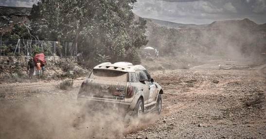 Mikko Hirvonen w Baja Aragon - 3 miejsce