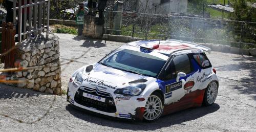 Bryan Bouffier w Rajdzie Akropolu 2014