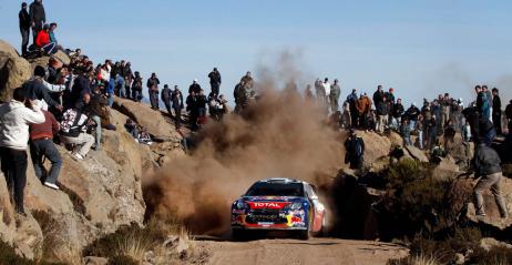 WRC, Rajd Argentyny: Loeb i Hirvonen gonią Ogiera. Kościuszko złamał drążek