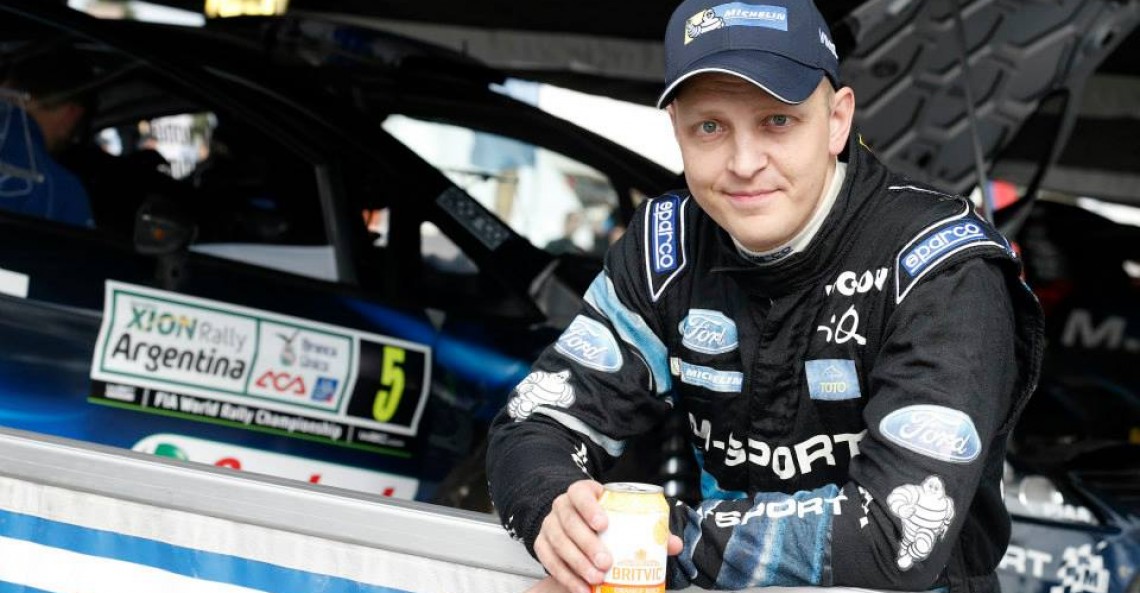 Mikko Hirvonen w sezonie 2014