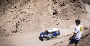 Hołowczyc kończy morderczy etap na siódmym miejscu