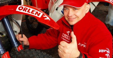 Jacek Czachor i jego KTM 690 Rally