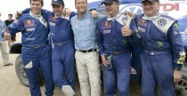 Szef zespou Kris Nissen z dwoma zaogami VW