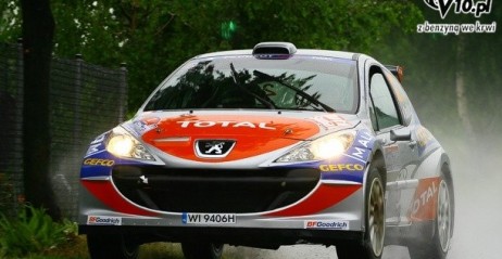 Rajd Dolnolaki po OS4: Kajetanowicz za Peugeotami